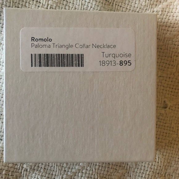 NIB Romolo Paloma Triangle Collar necklace - Picture 5 of 5